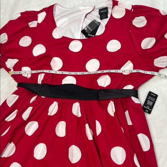 NWT Torrid Disney Minnie Mouse Puff Sleeve Dress – Size 2X ✨ - Picture 9 of 13
